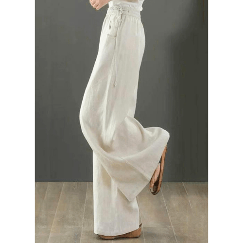 Sophie - Dames Broek - Wijde Linnen Broek - Comfortabele Zomerbroek - Casual - Sorata