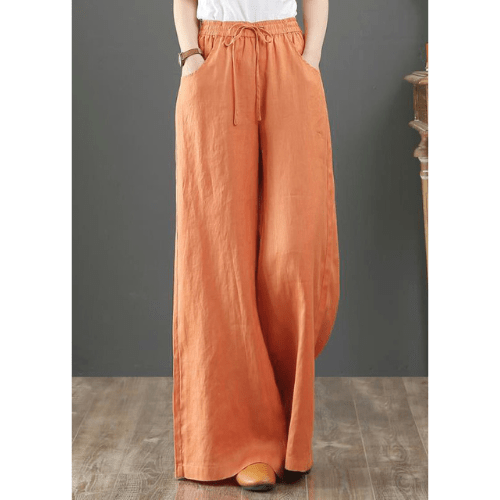 Sophie - Dames Broek - Wijde Linnen Broek - Comfortabele Zomerbroek - Casual - Sorata