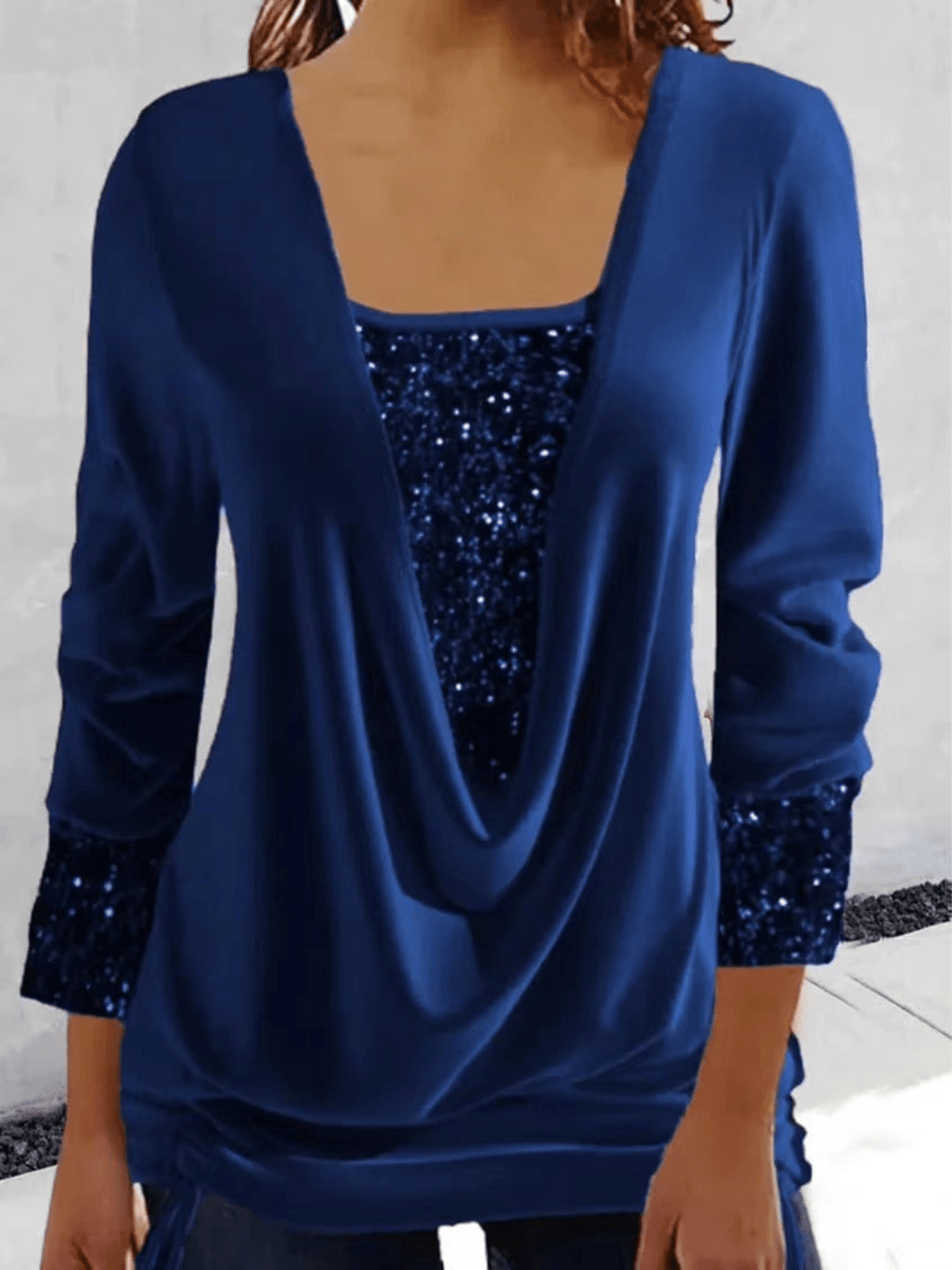 Sophie | Elegante Dames Top | Sparkling Glitter Top met Pailletten - Sorata