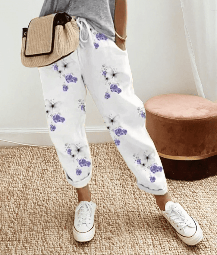 Sora - Broek Dames - Loose Fit Linnen Broek Dames - Comfortabel & Trendy - Sorata