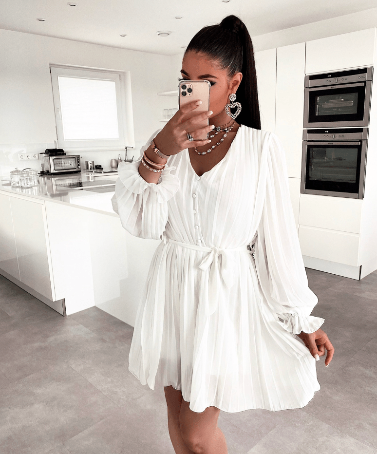 Sora - Witte Blouse Dames - Ruth Blouse - Elegant & Chic - Voor Casual Outfits - Sorata