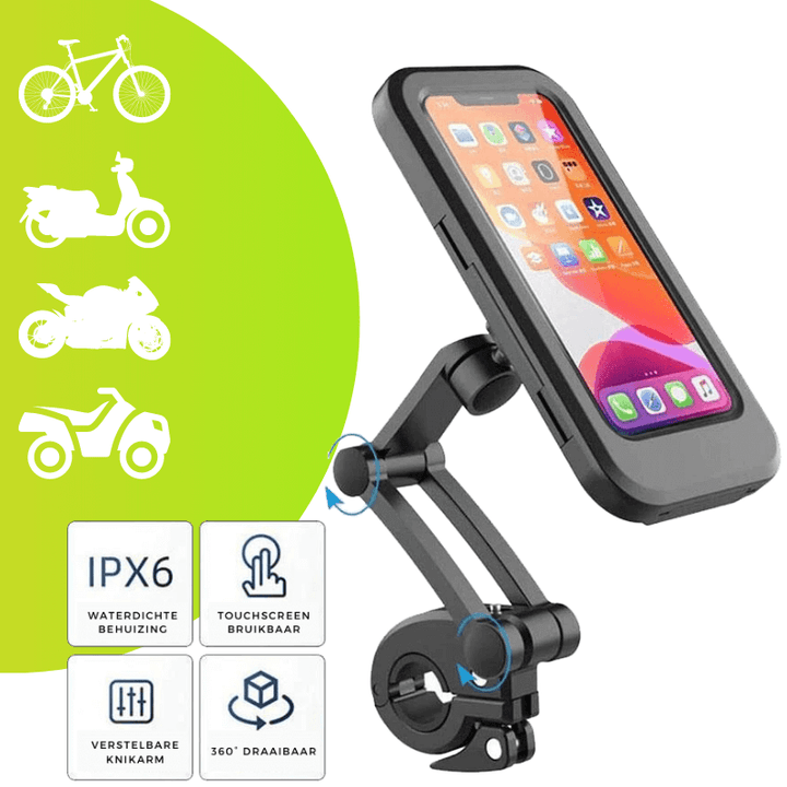 StablePro | Universele Telefoonhouder voor Motor, Fiets & Scooters - Sorata