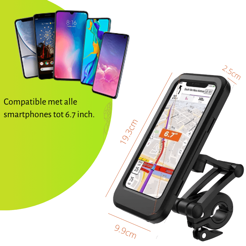 StablePro | Universele Telefoonhouder voor Motor, Fiets & Scooters - Sorata