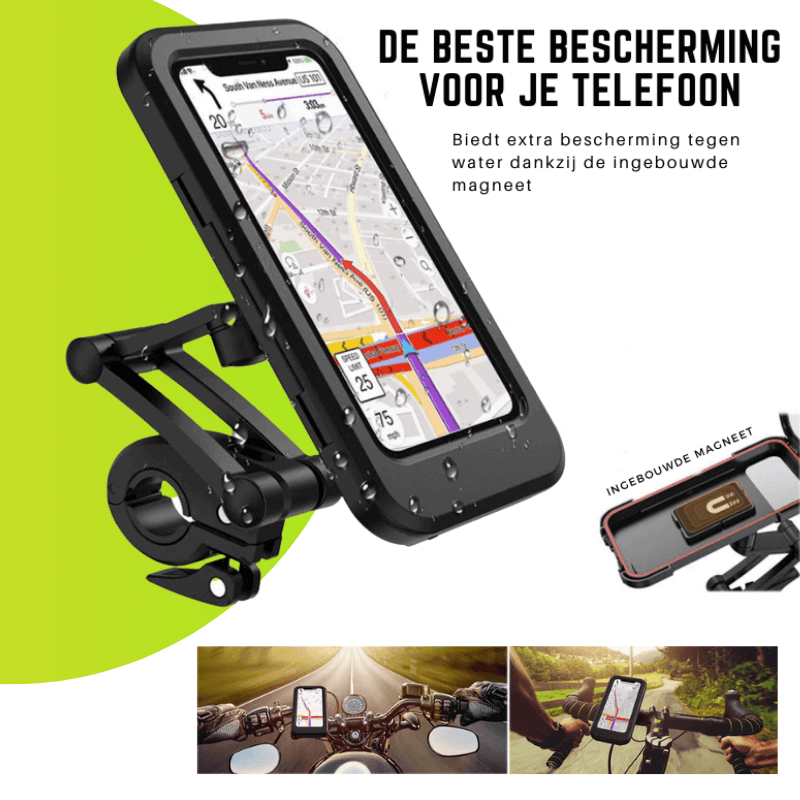 StablePro | Universele Telefoonhouder voor Motor, Fiets & Scooters - Sorata