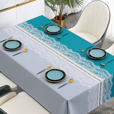 StitchArt - Geborduurd Tafelkleed - Handgemaakt en Unieke Tafelsetting - Sorata