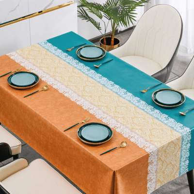 StitchArt - Geborduurd Tafelkleed - Handgemaakt en Unieke Tafelsetting - Sorata