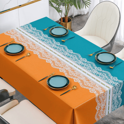 StitchArt - Geborduurd Tafelkleed - Handgemaakt en Unieke Tafelsetting - Sorata