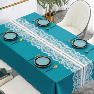 StitchArt - Geborduurd Tafelkleed - Handgemaakt en Unieke Tafelsetting - Sorata