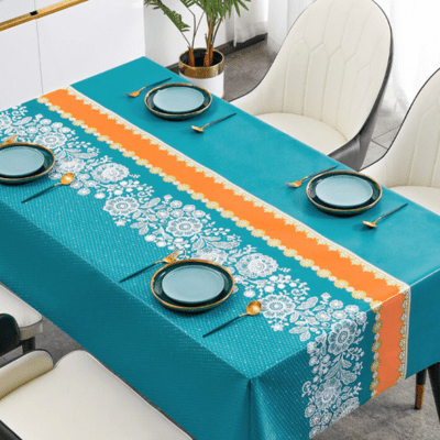 StitchArt - Geborduurd Tafelkleed - Handgemaakt en Unieke Tafelsetting - Sorata