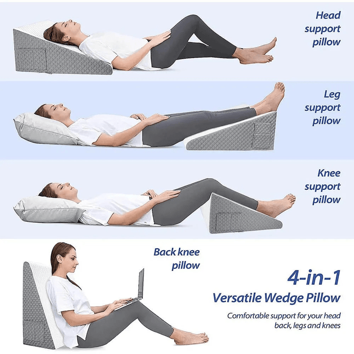 SuPillow | Driehoek Verhoogd Kussen | Wigkussen Voor Slaapzuur Reflux Na Operatie - Sorata