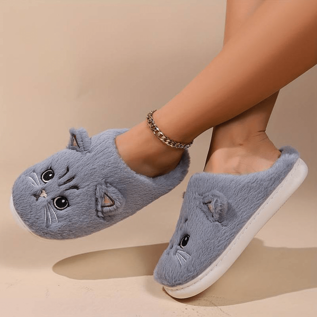 Surya | Orthopedische Warme Katten Pantoffels - Sorata