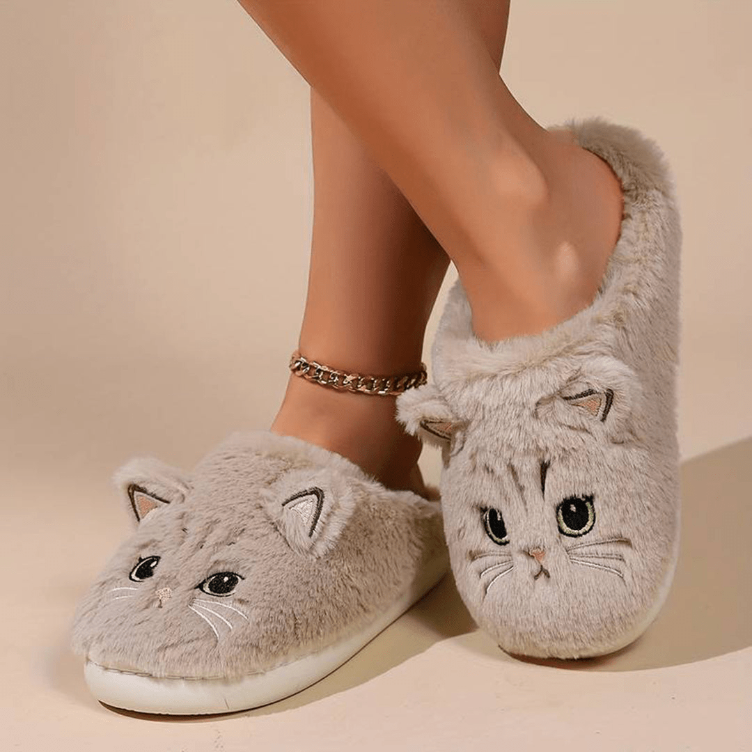 Surya | Orthopedische Warme Katten Pantoffels - Sorata