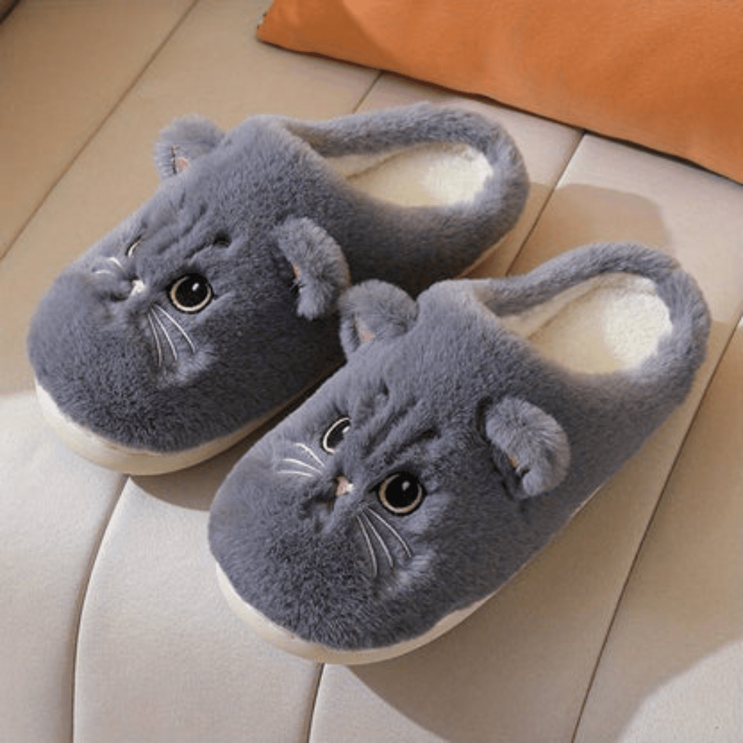 Surya | Orthopedische Warme Katten Pantoffels - Sorata
