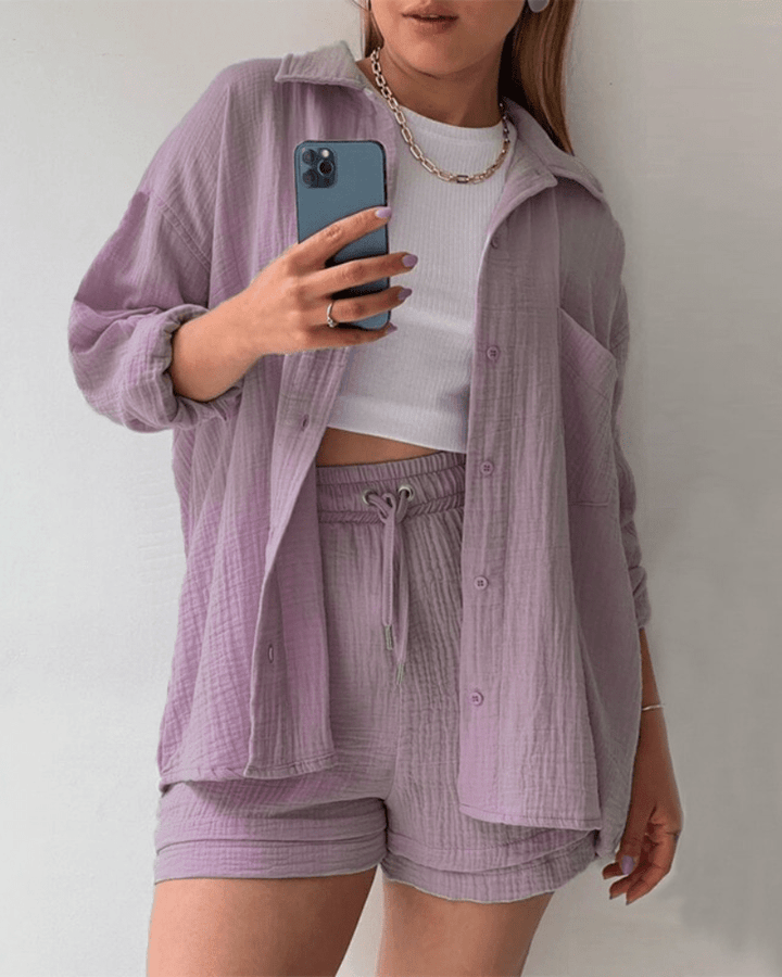 Susie | Tweedelig Dames Zomerpak | Chique Set | Voor De Lente/Zomer - Sorata