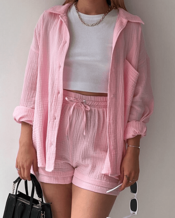Susie | Tweedelig Dames Zomerpak | Chique Set | Voor De Lente/Zomer - Sorata