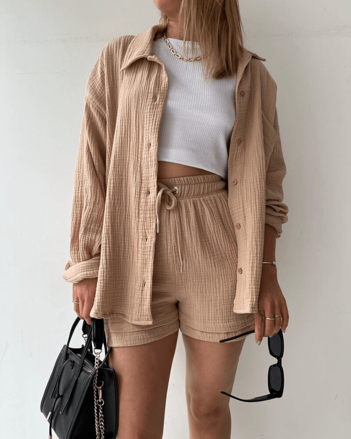 Susie | Tweedelig Dames Zomerpak | Chique Set | Voor De Lente/Zomer - Sorata