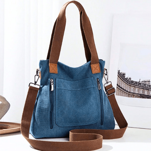 Suzy - Schoudertassen Dames - Casual Canvas Tas - Trendy & Casual - Sorata