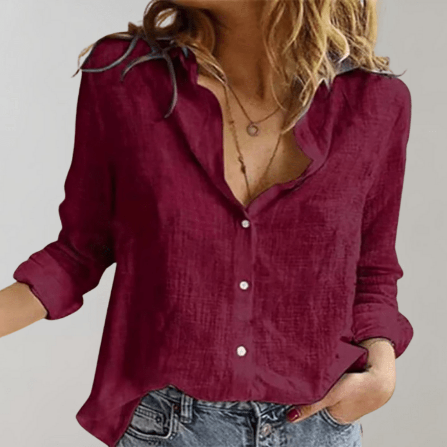 Talia | Dames Blouse | Klassiek Ontwerp & Comfortabel - Sorata