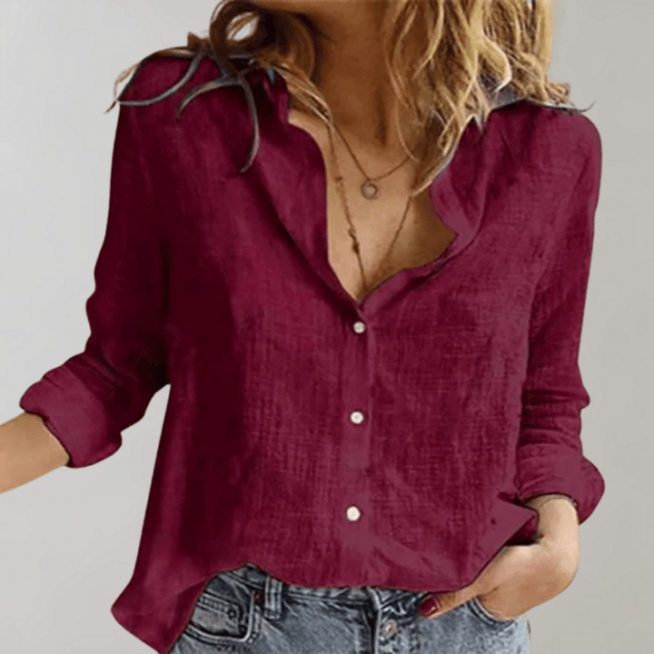 Talia | Dames Blouse | Klassiek Ontwerp & Comfortabel - Sorata