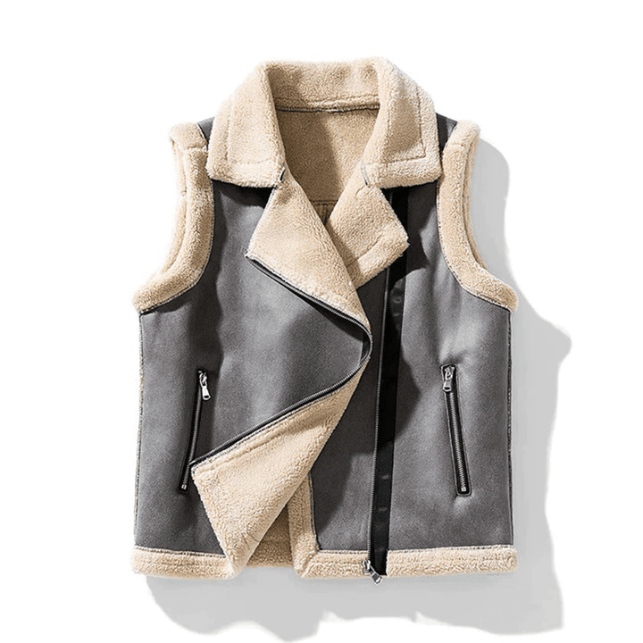 Tati | Sherpa Vest met Waterbestendige Canvas | Dames Jas - Sorata