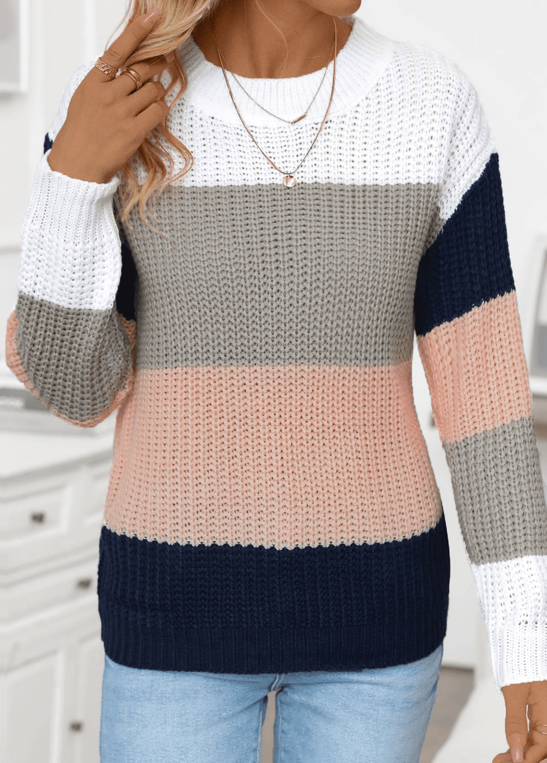 Tessa | Stijlvolle Herfst Trui | Dames Sweater | Jumper Vest - Sorata