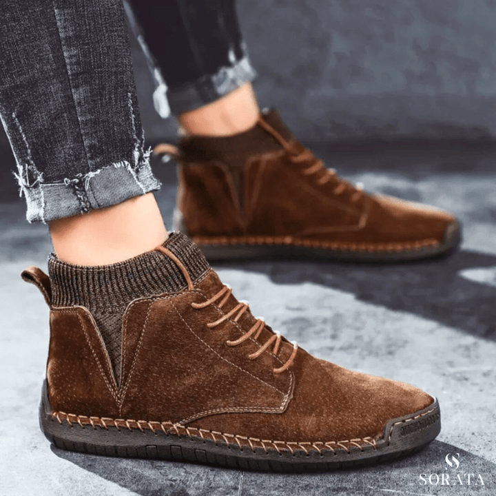 Thierry - Boots Heren - Klassiek - Lederen Boots - Comfortabel - Hoogwaardig Leer - Sorata