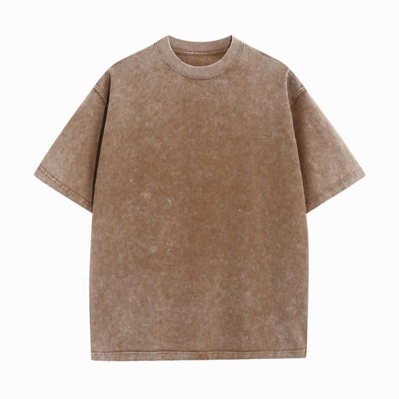 Timone | Heren Washed T-Shirt | Comfortabel | Vintage Kledingstijl - Sorata
