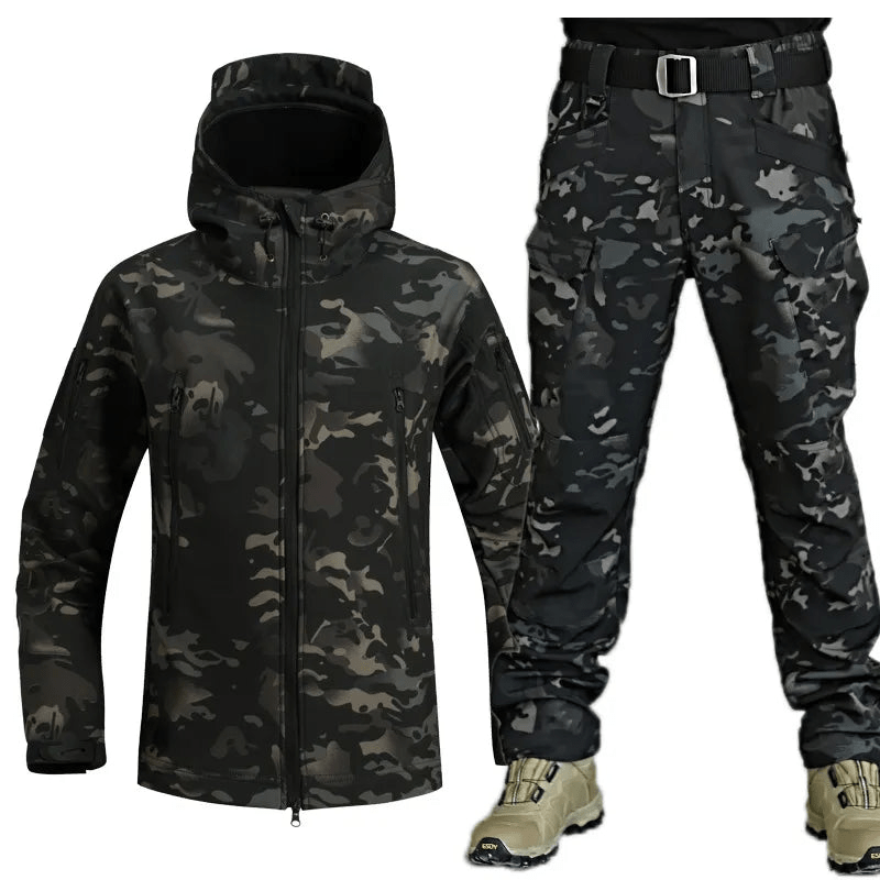 Tito | Tactische Camouflage Jas En Broek Set Met Meerdere Zakken - Sorata