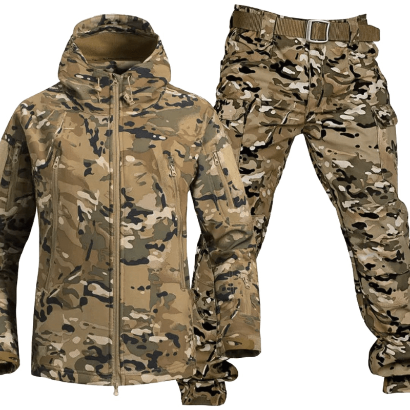 Tito | Tactische Camouflage Jas En Broek Set Met Meerdere Zakken - Sorata