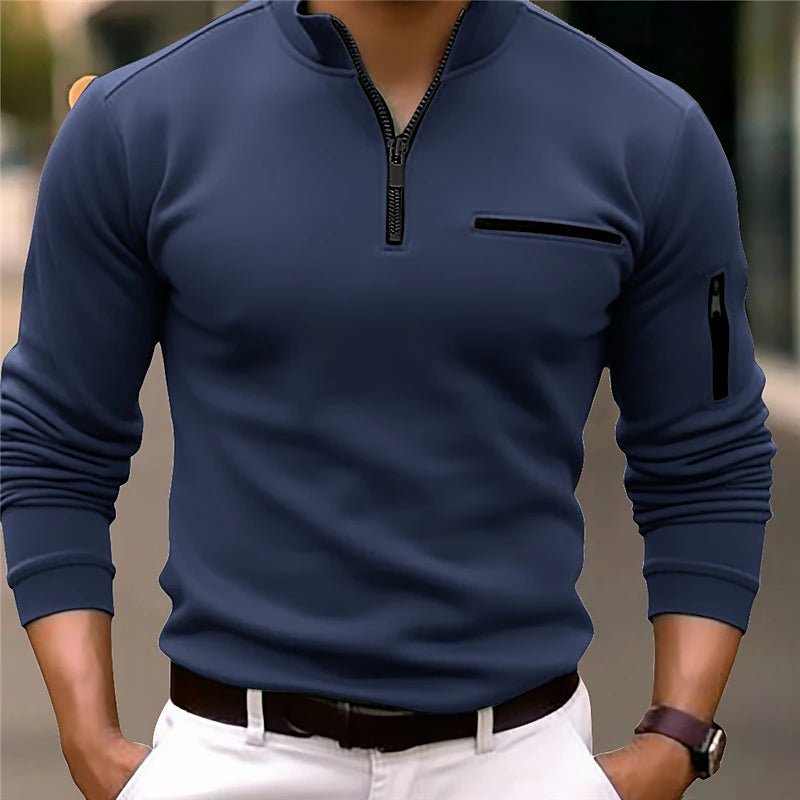 Tommy I Heren Polo Met Kwart Rits | Stijl En Comfort - Sorata