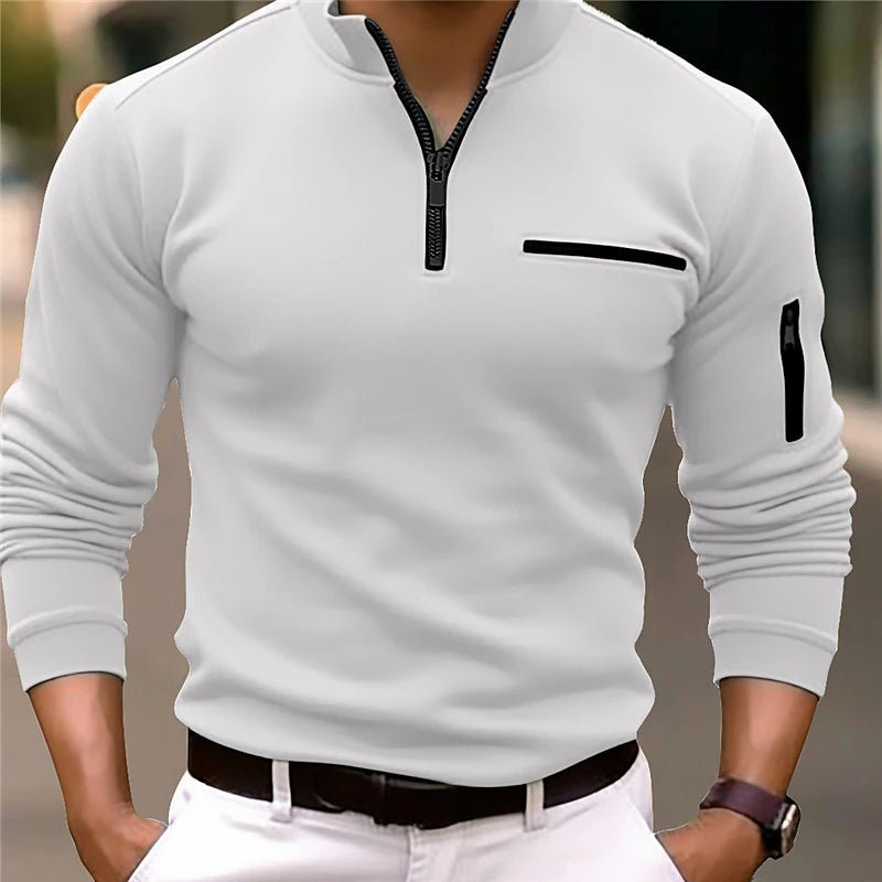 Tommy I Heren Polo Met Kwart Rits | Stijl En Comfort - Sorata