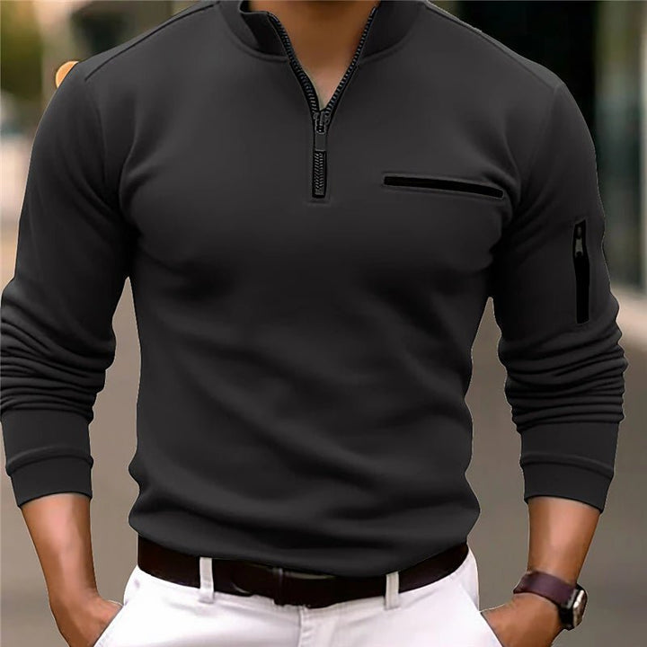 Tommy I Heren Polo Met Kwart Rits | Stijl En Comfort - Sorata