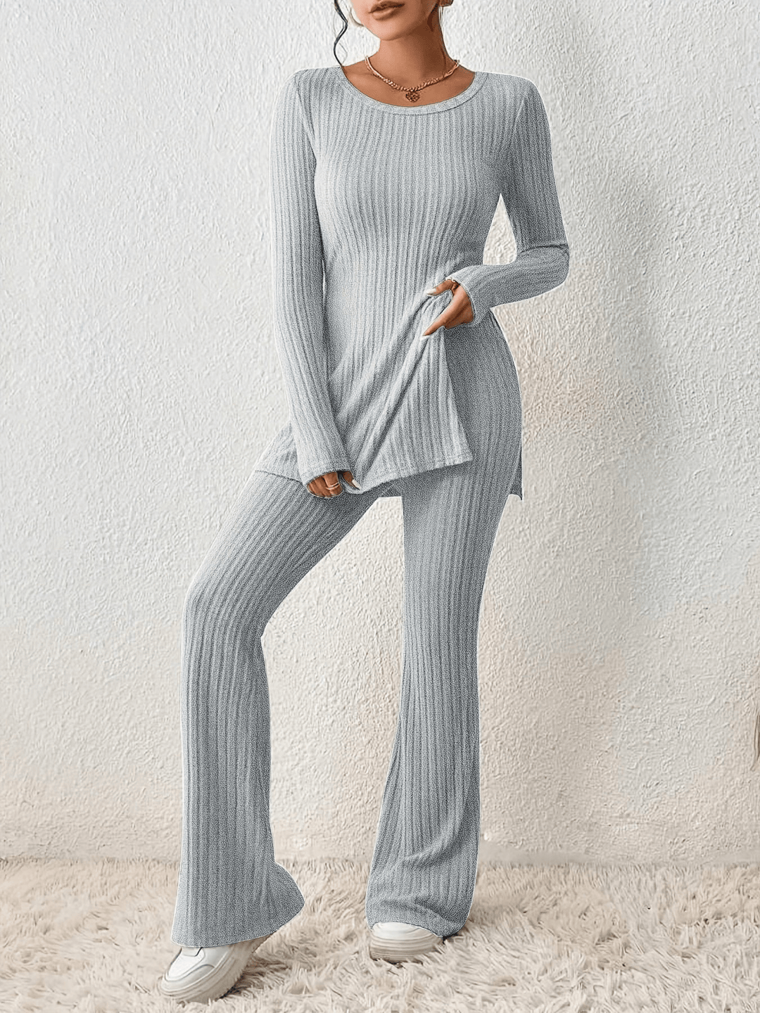 Urva | 2 - Delige Dames Set | Comfortabele Rekbare Kleding Set - Sorata