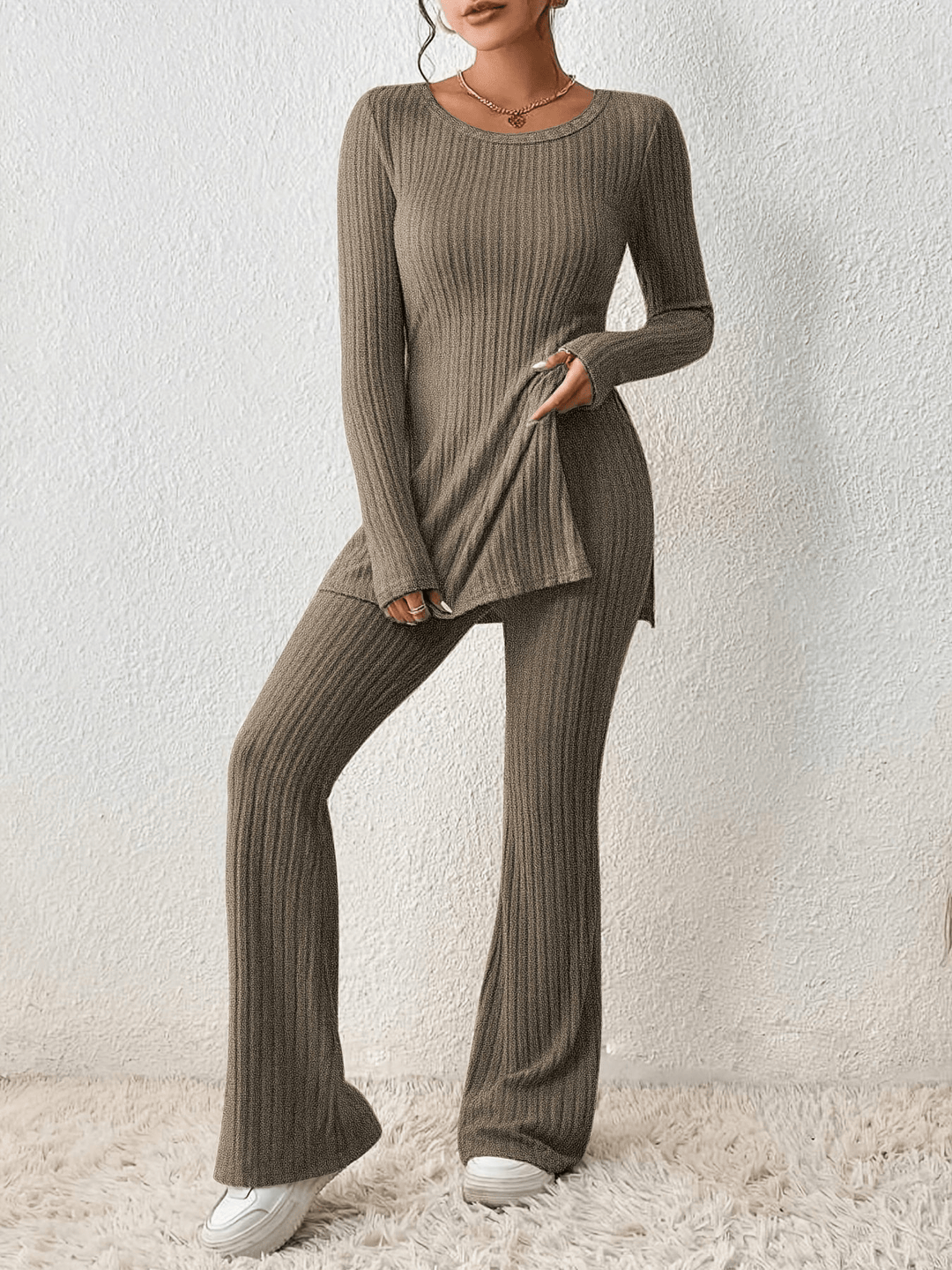 Urva | 2 - Delige Dames Set | Comfortabele Rekbare Kleding Set - Sorata