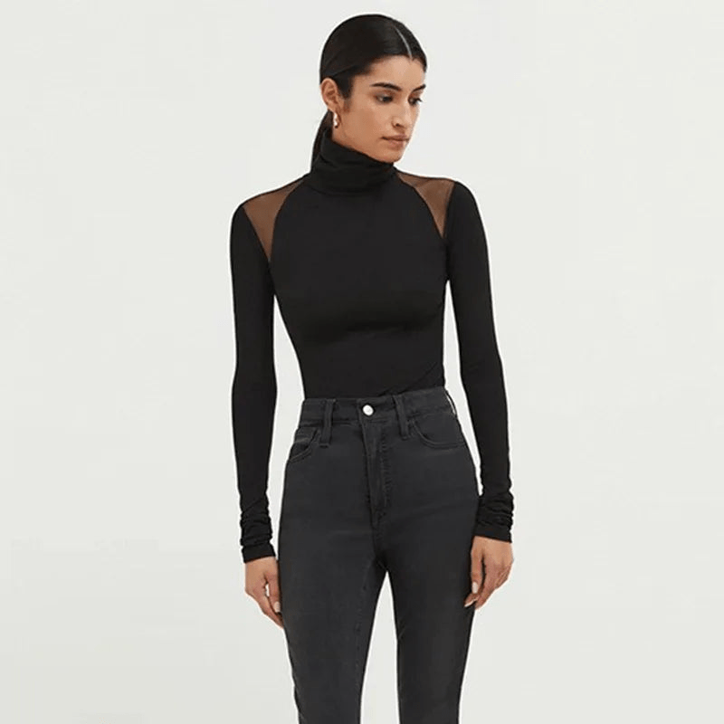 Usha | Stijlvolle Dames Top Met Lange Mouwen | Hoogwaardige Stof | Modieus En Comfortabel - Sorata