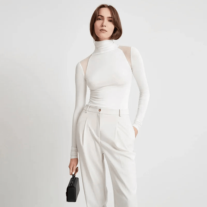 Usha | Stijlvolle Dames Top Met Lange Mouwen | Hoogwaardige Stof | Modieus En Comfortabel - Sorata