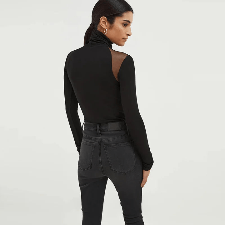 Usha | Stijlvolle Dames Top Met Lange Mouwen | Hoogwaardige Stof | Modieus En Comfortabel - Sorata