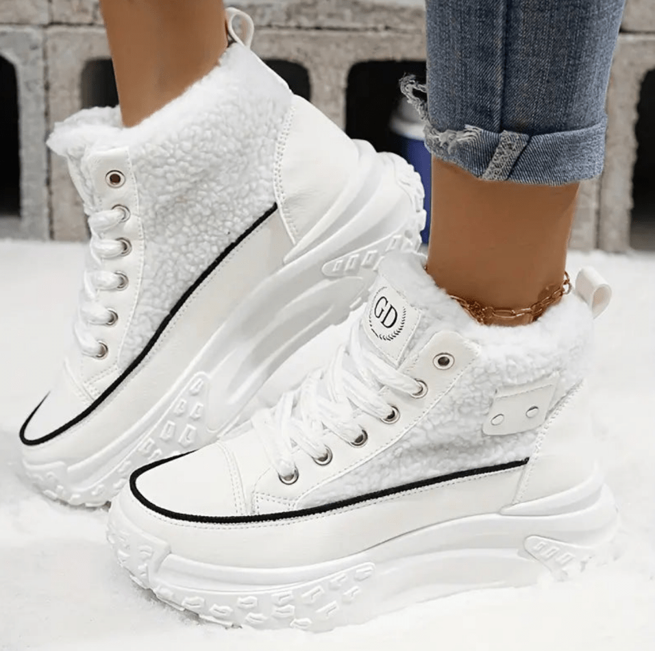 Valentina | Dames Laarzen | Waterdichte Pluche Enkellaarsjes | Warm & Trendy - Sorata