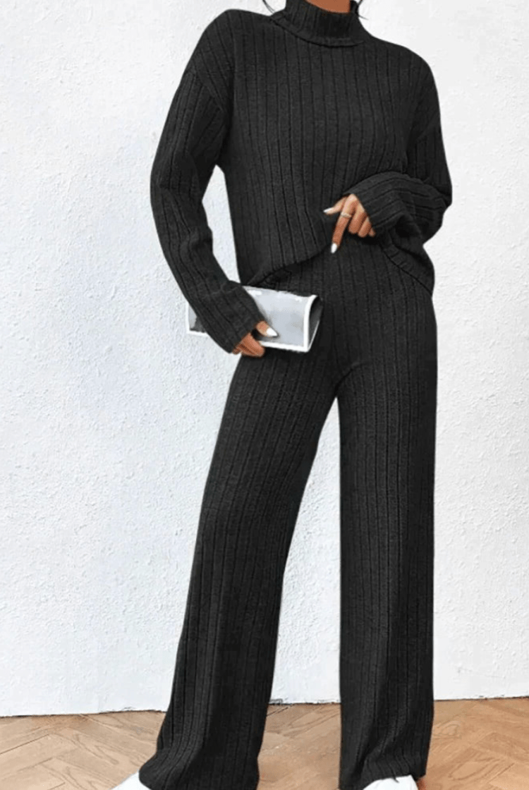 Vanessa - Dames Kleding - Gebreide Trui en Broek Set - Comfortabel Damesoutfit - Sorata