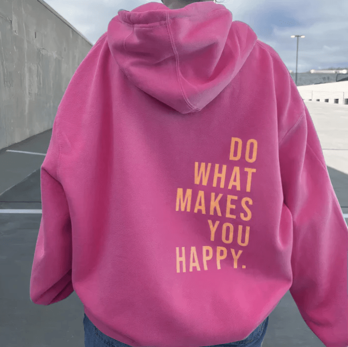 Vibes | Comfortabele Dames Hoodie | Sweater Vest | Geluksboodschap - Sorata