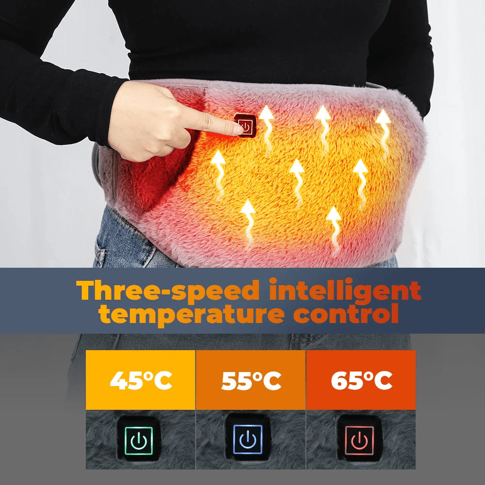 Warmtegordel | Menstruatie Buikverwarmer | Buikpijn & Kramp Verlichting - Sorata