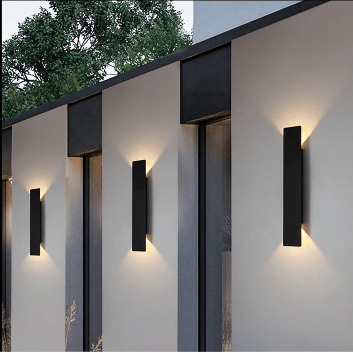 WeatherLight | Trendy Weerbestendige Aluminium Wandlamp - Sorata