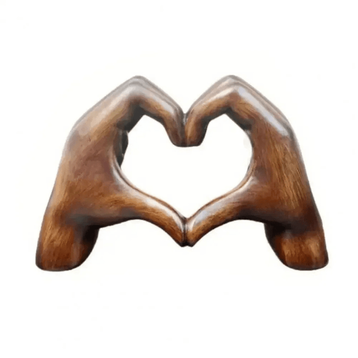 WoodenHeart Beeldje | Prachtige Houten Figuur - Sorata