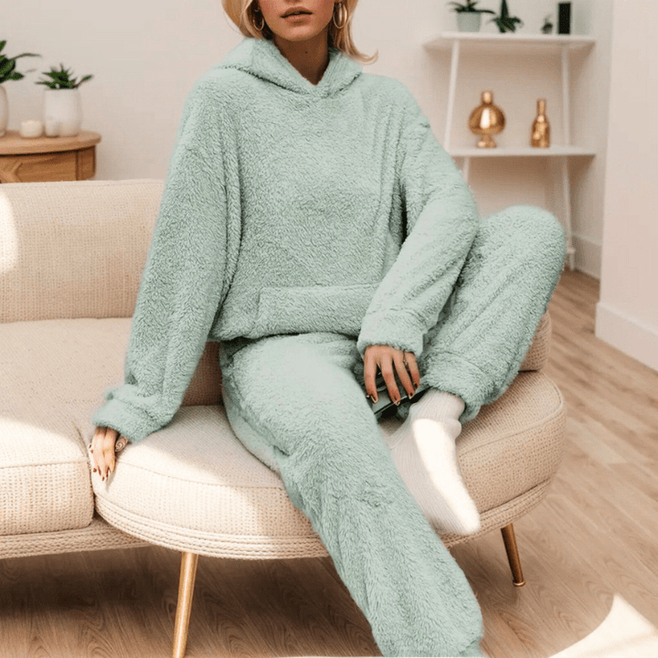 Yade | Dames Kleding | Warm Teddy Huispak Voor De Winter | Comfortabel & Trendy - Sorata